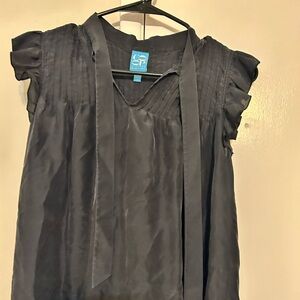 Co-op black sleeveless blouse